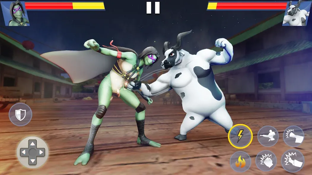 Kung Fu Animal: Fighting Games (Кунгфу животное)  [МОД Много монет] Screenshot 3