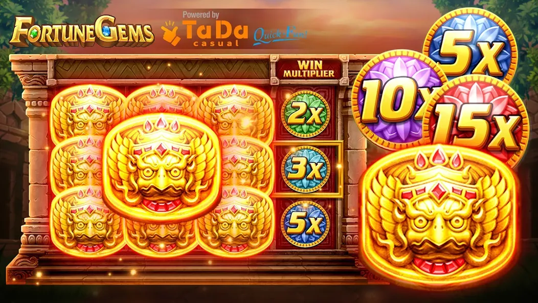 Slot Fortune Gems-TaDa Games (Слот Форчун Гемс)  [МОД Unlimited Money] Screenshot 1