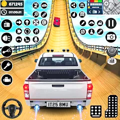 Взломанная Ramp Car Game - Car Stunt (Рамп Кар Гейм)  [МОД Mega Pack] - последняя версия apk на Андроид