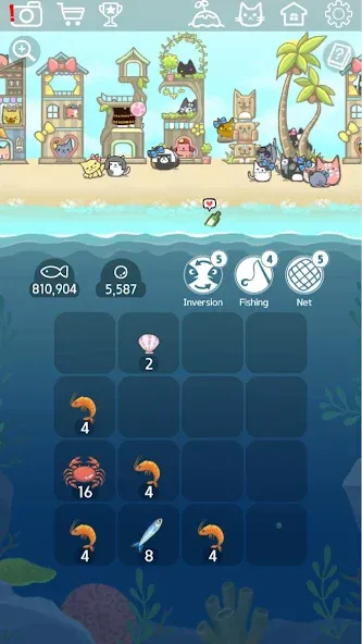 2048 Kitty Cat Island (Остров Кошачьеи Кошки)  [МОД Unlocked] Screenshot 2