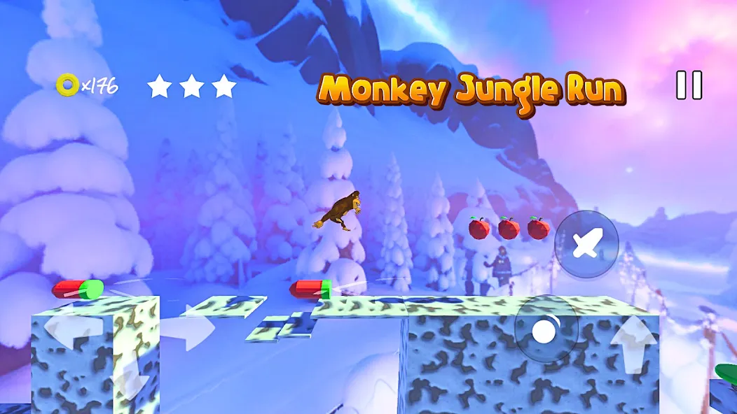 Monkey jungle run kong gorilla  [МОД Unlocked] Screenshot 4