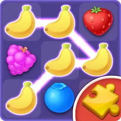 Взломанная Jigsaw: Fruit Link Blast (Джигсоу)  [МОД Menu] - последняя версия apk на Андроид