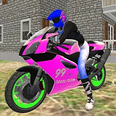 Взломанная Real Moto Bike Racing Game  [МОД Unlocked] - стабильная версия apk на Андроид