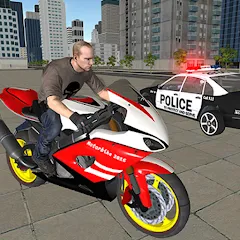 Взломанная Bike Driving: Police Chase  [МОД Бесконечные деньги] - последняя версия apk на Андроид