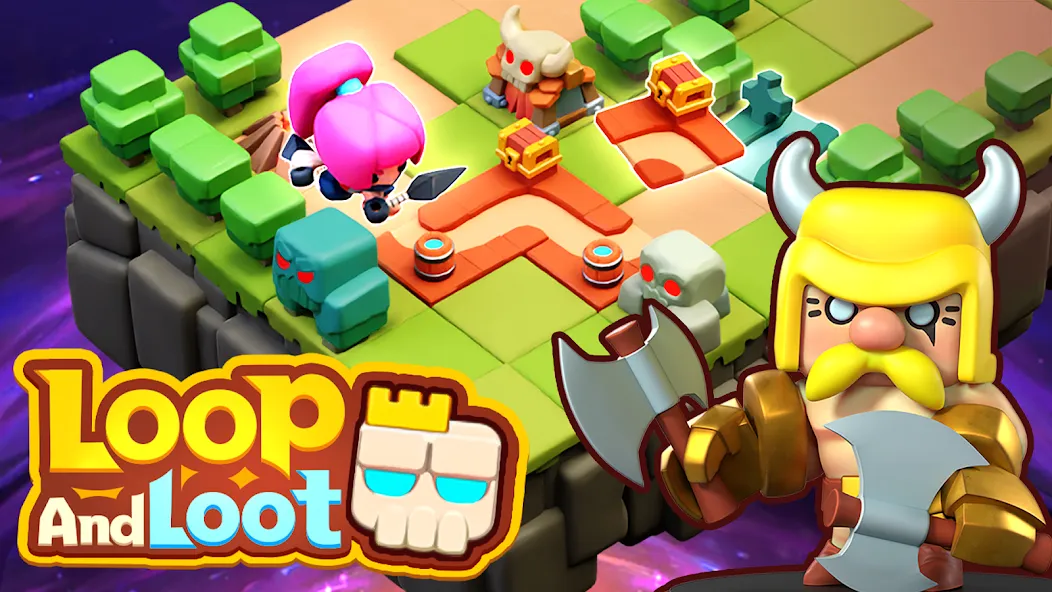 Loop & Loot™: Merge RPG (Покет Квест)  [МОД Все открыто] Screenshot 1