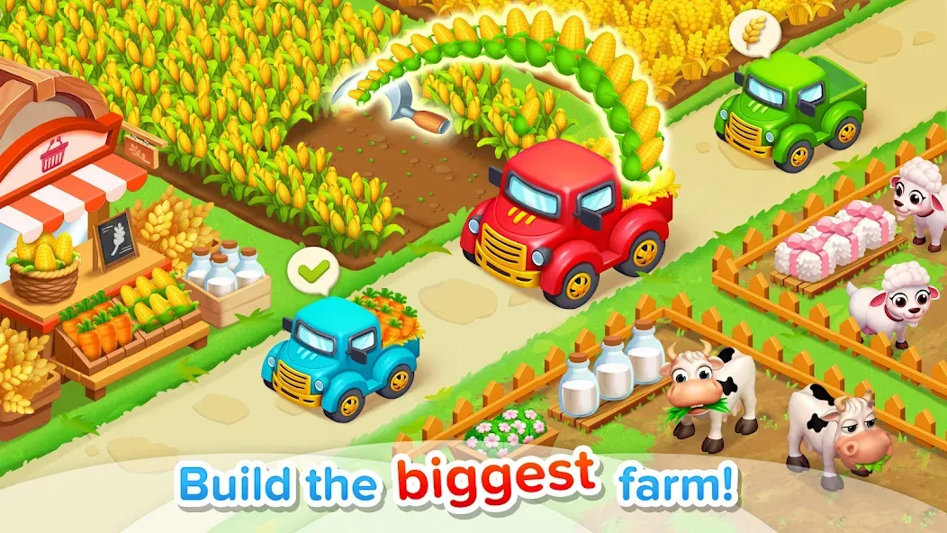 Family Farm Seaside  [МОД Много монет] Screenshot 2