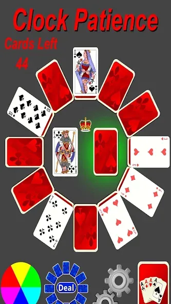 Clock Patience Solitaire (Клок Пэйшенс Солитер)  [МОД Много монет] Screenshot 4