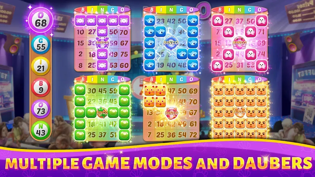 Bingo Rush - Club Bingo Games (Бинго Раш)  [МОД Unlocked] Screenshot 2