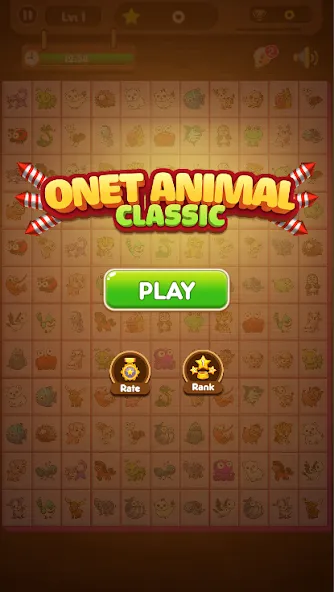 Onet Connect Animal Game (Онет Соединить Животные игра)  [МОД Все открыто] Screenshot 1