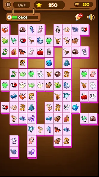 Onet Connect Animal Game (Онет Соединить Животные игра)  [МОД Все открыто] Screenshot 2