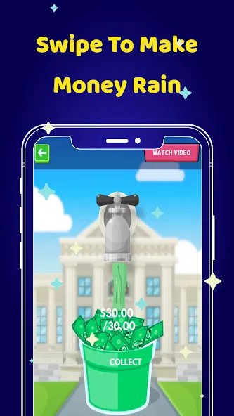 Money Clicker Game -Money Rain  [МОД Unlimited Money] Screenshot 4