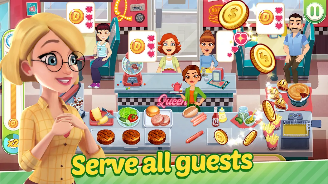 Delicious World - Cooking Game (Делишес Ворлд)  [МОД Menu] Screenshot 3