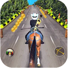 Скачать взлом Cowboy Horse Run  [МОД Бесконечные монеты] - стабильная версия apk на Андроид