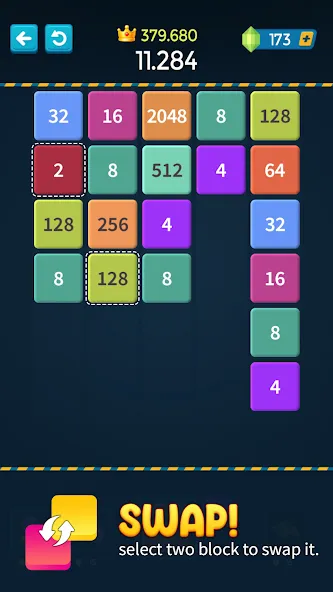 1M - Merge Number Block Puzzle  [МОД Все открыто] Screenshot 4