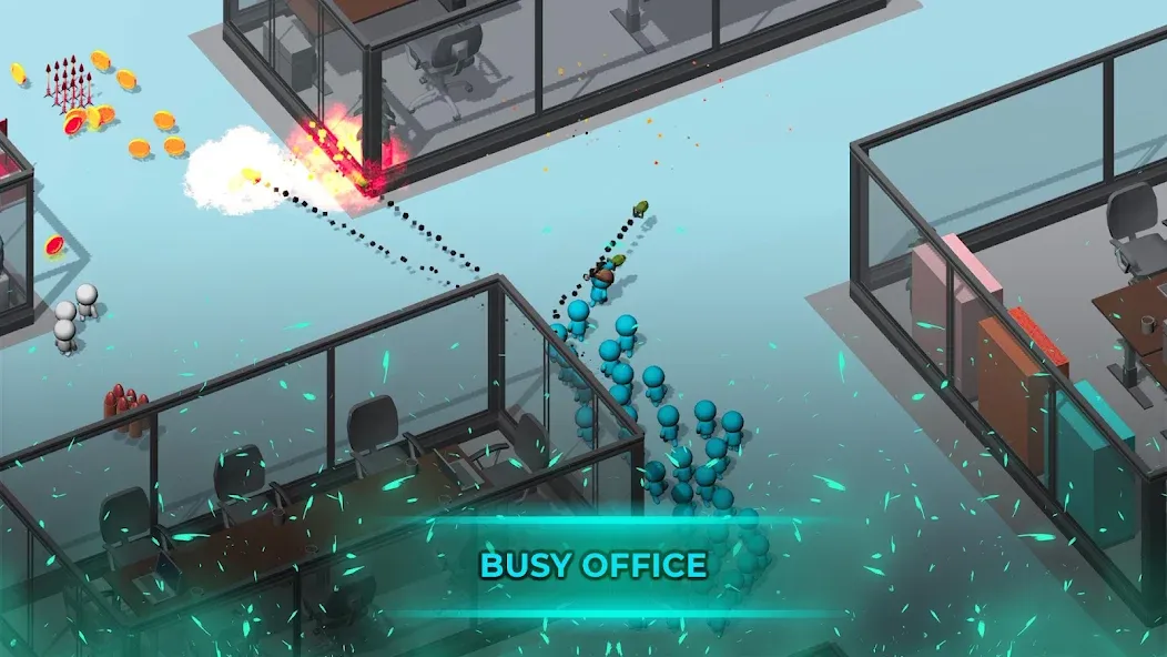 Crowd War - Action Game (Крауд Вар)  [МОД Бесконечные деньги] Screenshot 1