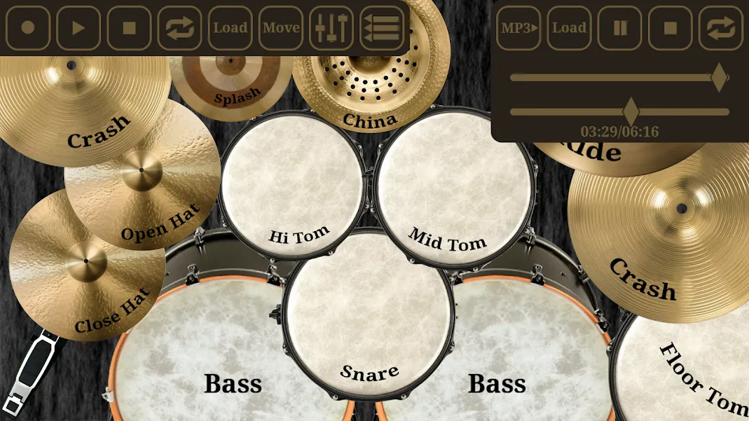 Drum kit (Drums) free  [МОД Много монет] Screenshot 3