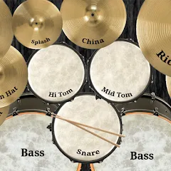 Скачать взлом Drum kit (Drums) free  [МОД Много монет] - полная версия apk на Андроид