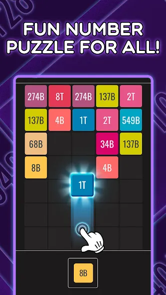 Join Blocks 2048 Number Puzzle (Джоин Блокс)  [МОД Много монет] Screenshot 1