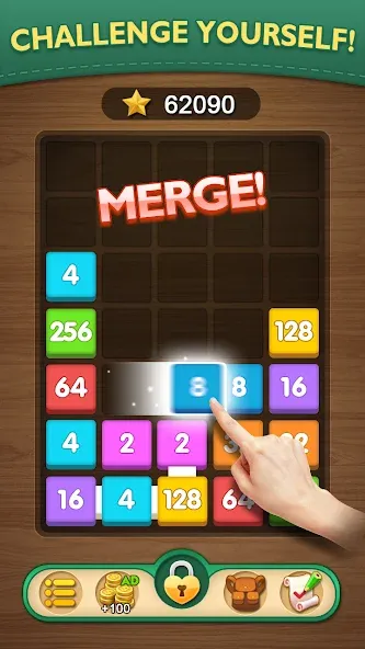 Merge Puzzle - Number Games (Мердж Пазл)  [МОД Меню] Screenshot 2