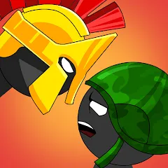 Взлом Stickman History Battle (Стикмен История Битва)  [МОД Много денег] - стабильная версия apk на Андроид