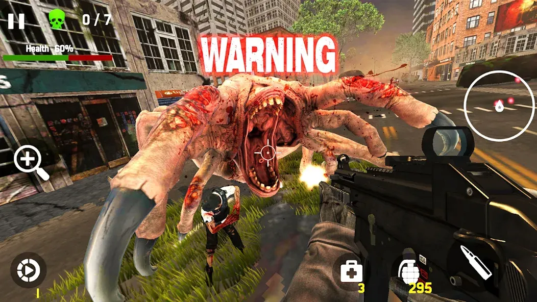 Zombie Hunter - Shooting Game (Зомби Хантер)  [МОД Unlocked] Screenshot 4