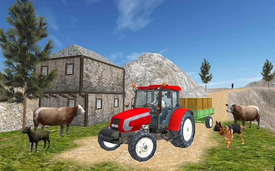 Tractor Driver 3D Farming Sim (Тракторист 3D Симулятор Фермерства)  [МОД Много монет] Screenshot 1