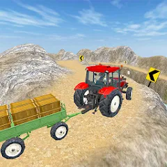 Скачать взломанную Tractor Driver 3D Farming Sim (Тракторист 3D Симулятор Фермерства)  [МОД Много монет] - стабильная версия apk на Андроид