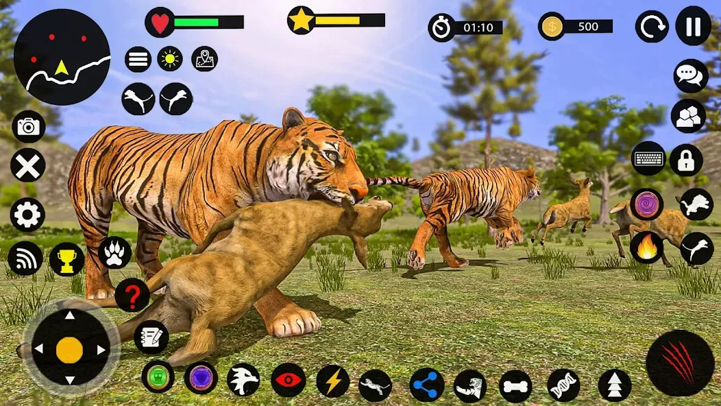 Tiger Games: Tiger Sim Offline  [МОД Unlimited Money] Screenshot 4