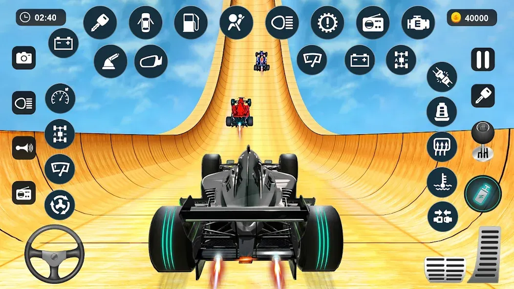 Formula Car Stunt - Car Games (Формула автомобиль трюк)  [МОД Menu] Screenshot 2