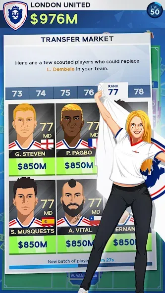 Idle Eleven - Soccer tycoon (Айдл Илевен)  [МОД Все открыто] Screenshot 4