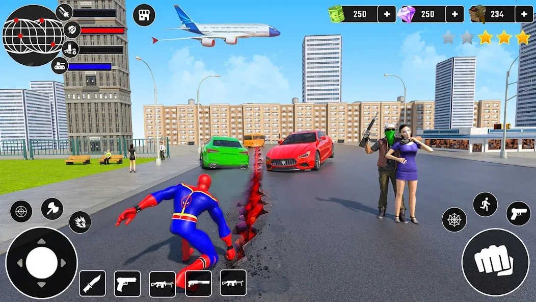 Miami Superhero: Spider Games  [МОД Много денег] Screenshot 4