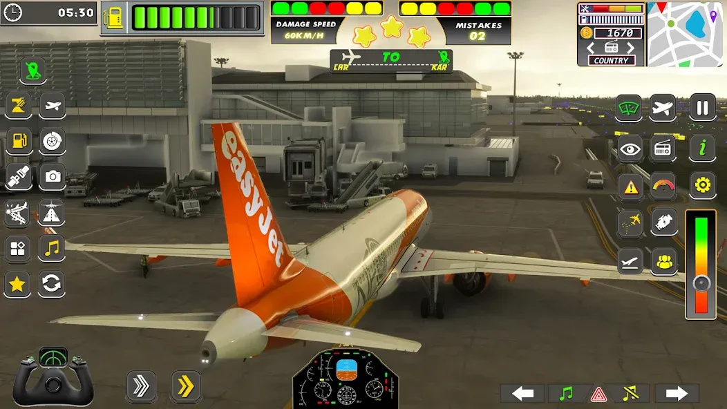 Real Flight Sim Airplane Games (Реал Флайт Сим Авиасимуляторы игры на самолеты)  [МОД Все открыто] Screenshot 4