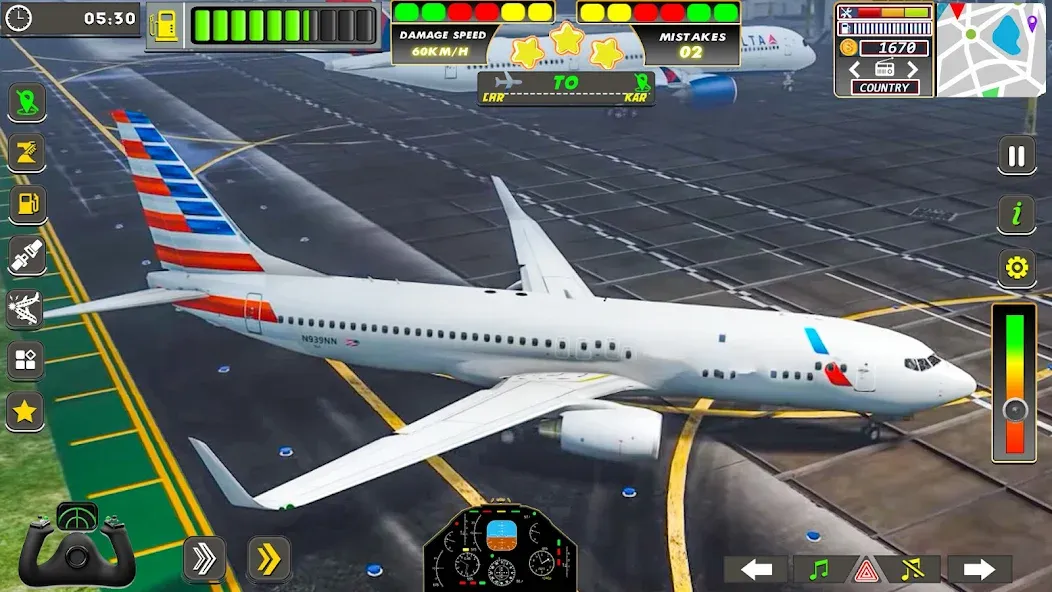 Real Flight Sim Airplane Games (Реал Флайт Сим Авиасимуляторы игры на самолеты)  [МОД Все открыто] Screenshot 5