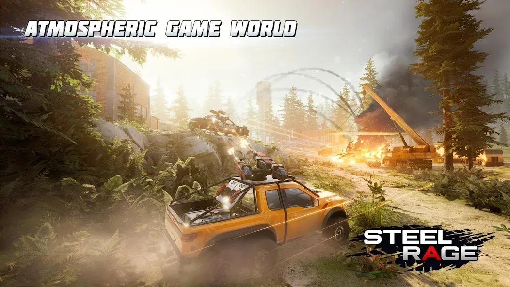 Steel Rage: Mech Cars PvP War (Стил Рейдж)  [МОД Много монет] Screenshot 3