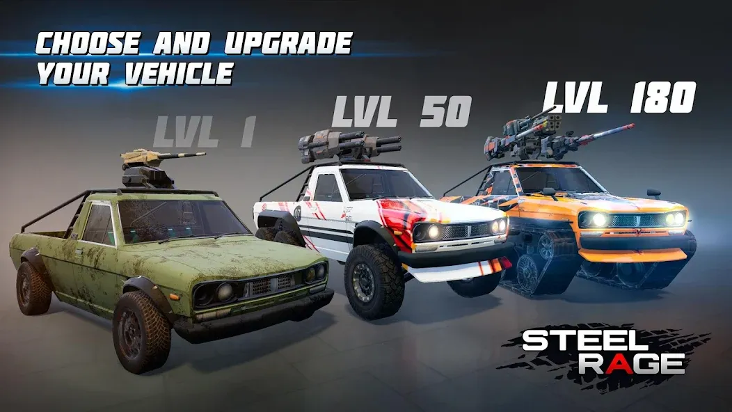 Steel Rage: Mech Cars PvP War (Стил Рейдж)  [МОД Много монет] Screenshot 4