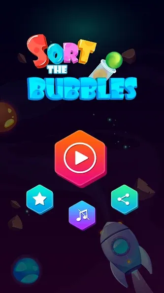 Ball Sort - Bubble Sort Puzzle (Болл Сорт)  [МОД Бесконечные деньги] Screenshot 1