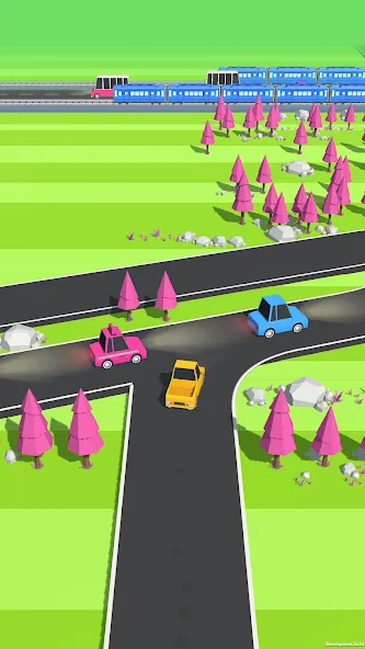 Traffic Run!: Driving Game  [МОД Все открыто] Screenshot 5