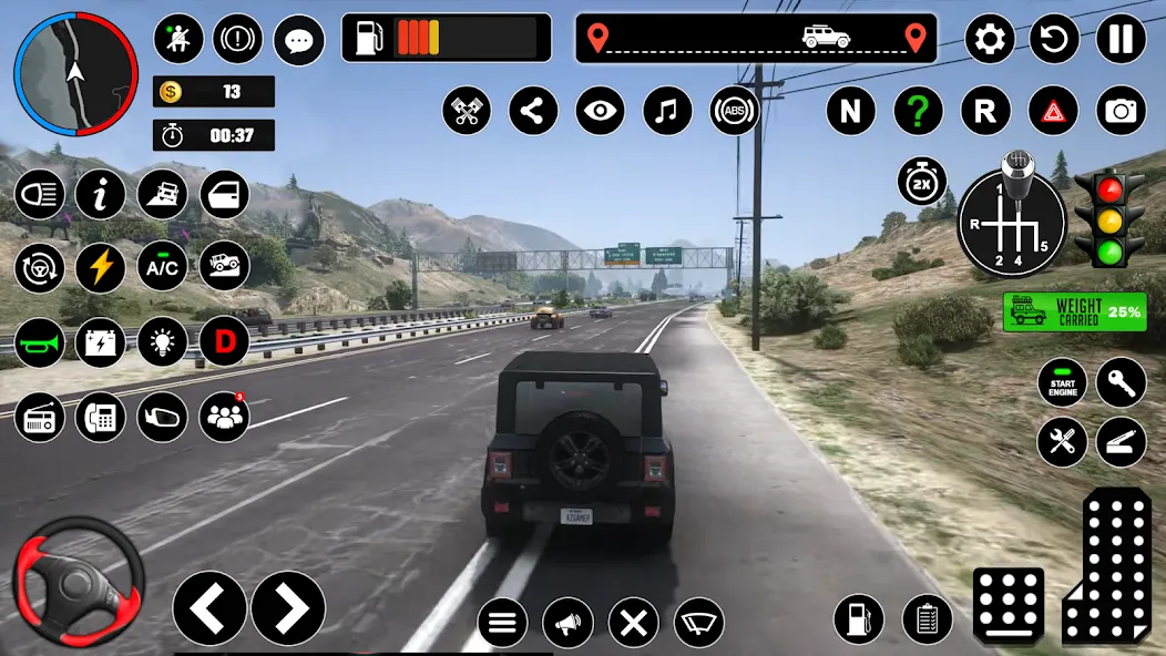 Offroad Jeep Driving & Parking  [МОД Все открыто] Screenshot 1