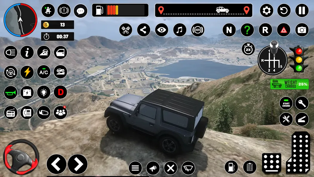 Offroad Jeep Driving & Parking  [МОД Все открыто] Screenshot 3