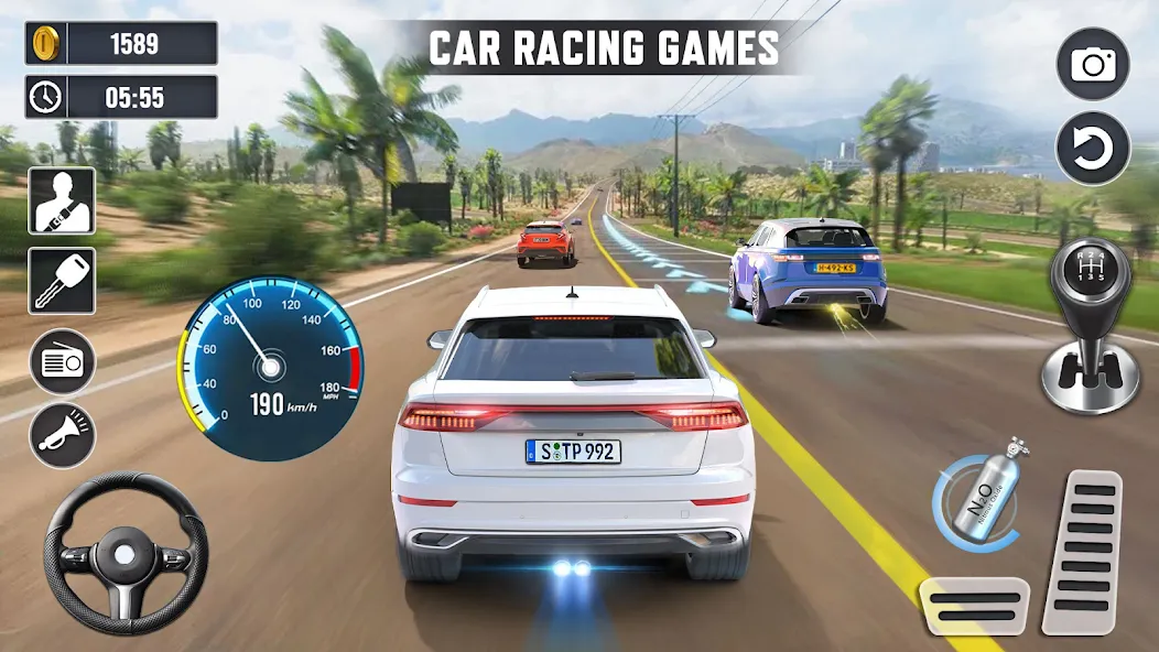 Real Highway Car Racing Games  [МОД Бесконечные монеты] Screenshot 5