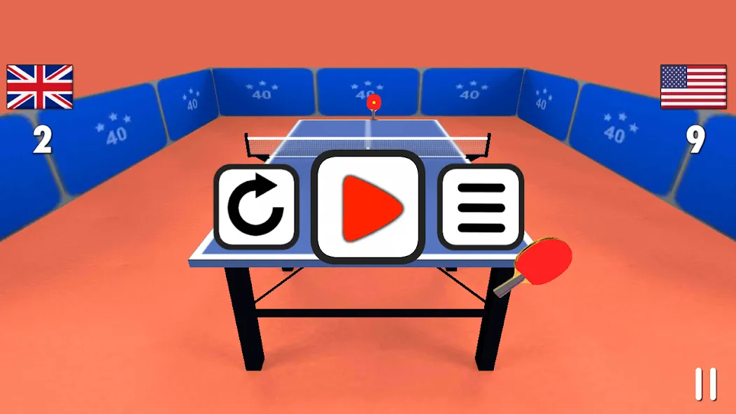 Table Tennis 3D  [МОД Unlocked] Screenshot 4