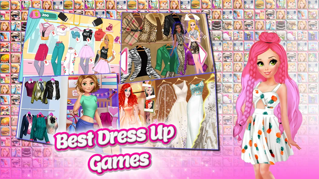 Frippa Games for Girls (Фриппа игры для девочек)  [МОД Бесконечные деньги] Screenshot 2