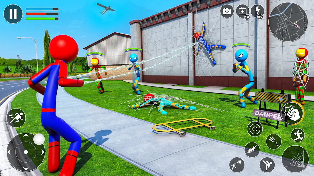 Spider Game-Stickman Rope Hero  [МОД Menu] Screenshot 3