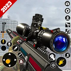 Скачать взлом Sniper Gun Shooting game (ИГИ Снайпер Оружие Стрелялки Игры)  [МОД Бесконечные монеты] - последняя версия apk на Андроид