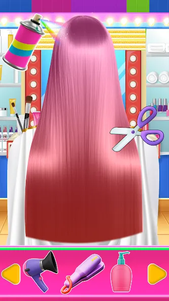 Fashion Braid Hairstyles Salon  [МОД Много денег] Screenshot 3