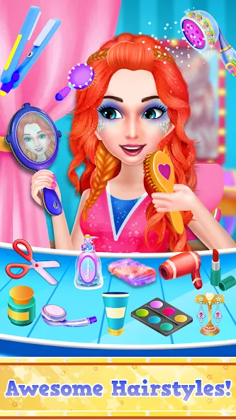 Fashion Braid Hairstyles Salon  [МОД Много денег] Screenshot 4