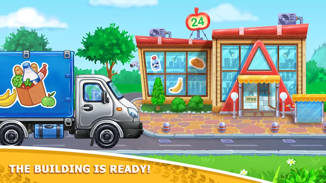 Kids truck games Build a house  [МОД Mega Pack] Screenshot 5