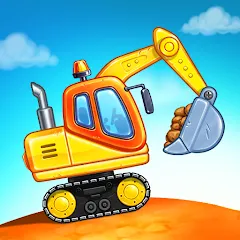 Взлом Kids truck games Build a house  [МОД Mega Pack] - полная версия apk на Андроид