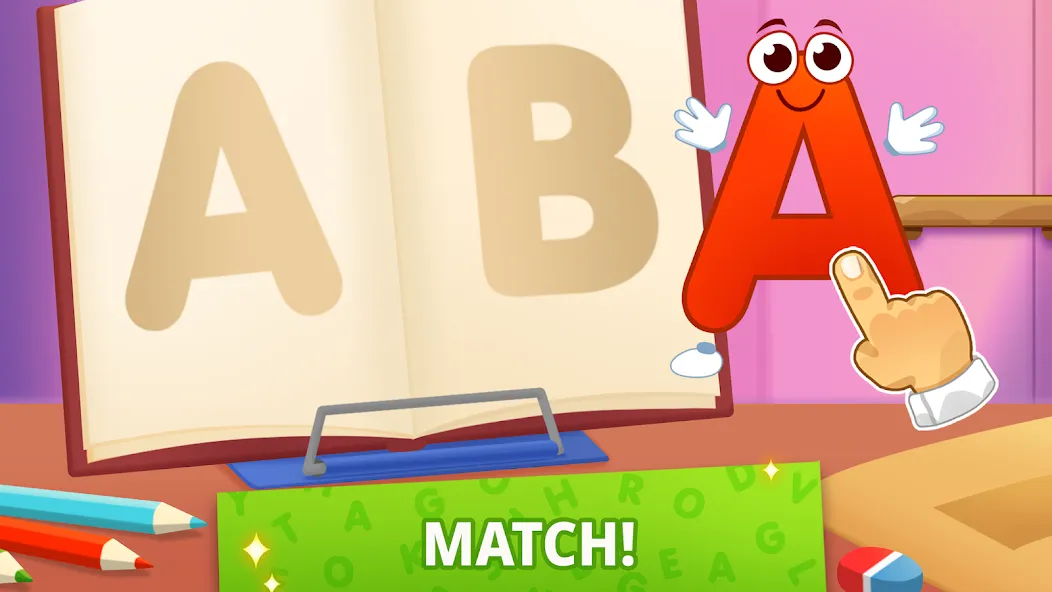 ABC kids! Alphabet, letters  [МОД Menu] Screenshot 2