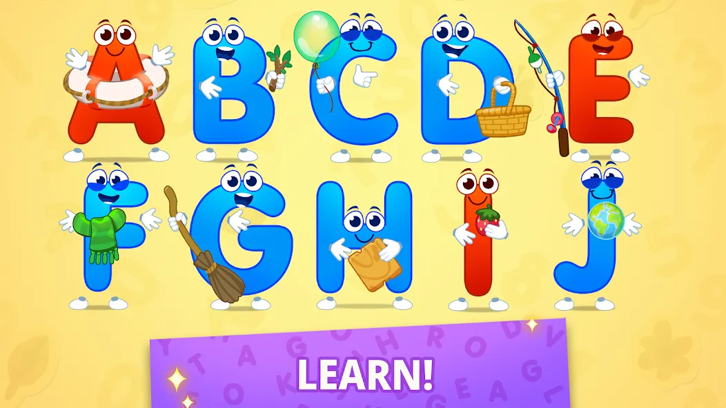 ABC kids! Alphabet, letters  [МОД Menu] Screenshot 3